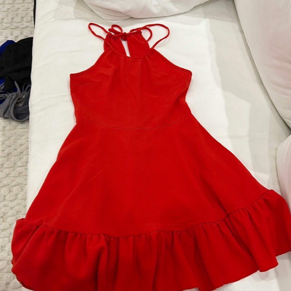 Red dress
